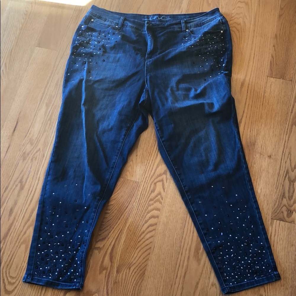 INC International Concepts Women's Blue Jeans